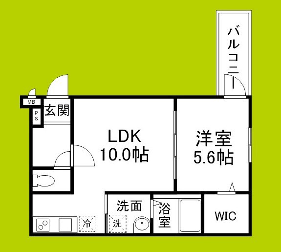 フジパレス喜連瓜破Ⅴ番館 間取り図