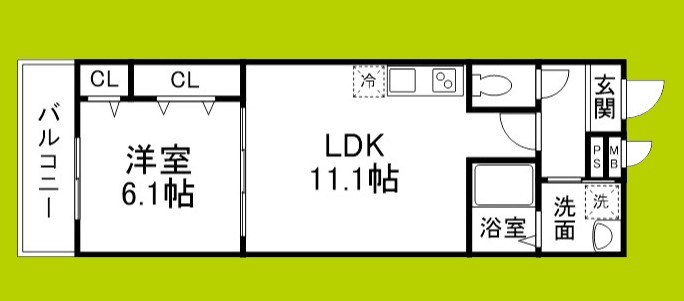 フジパレス喜連瓜破Ⅴ番館 間取り図