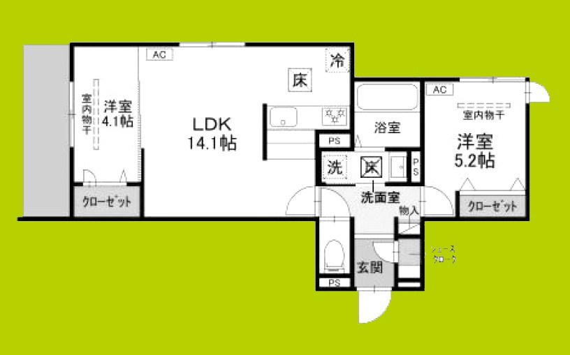 （仮称）高槻市東五百住町3丁目PJ  間取り