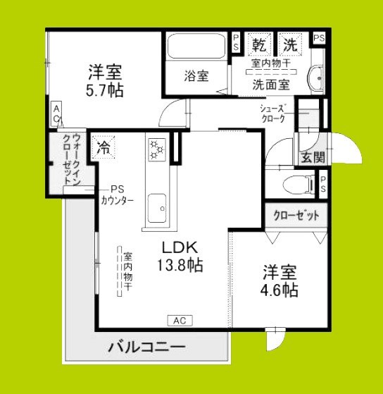 （仮称）高槻市東五百住町3丁目PJ  間取り