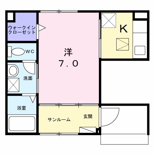 メゾン　グランシャン 間取り