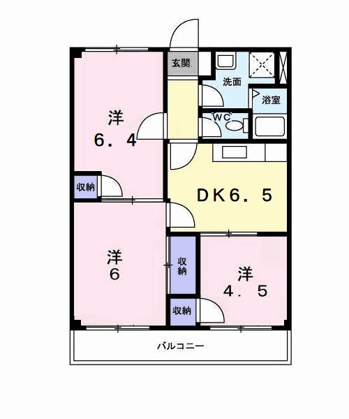 アメニティ東香里 間取り