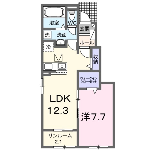 スパークルⅠ 間取り