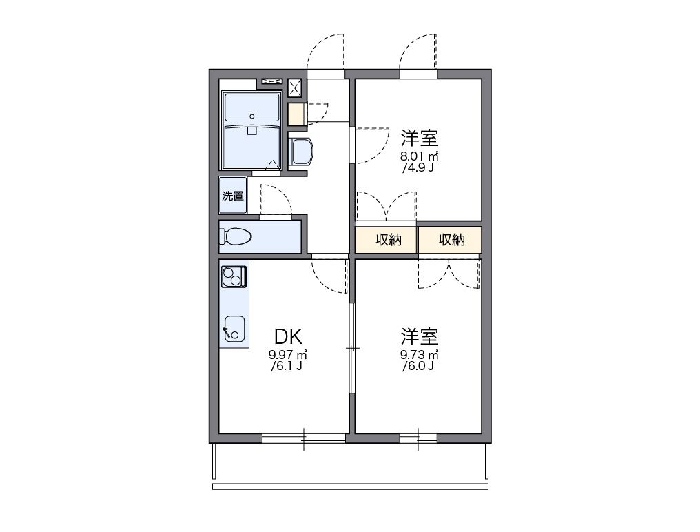 レオパレスＫＯＢＡＴＡ 間取り
