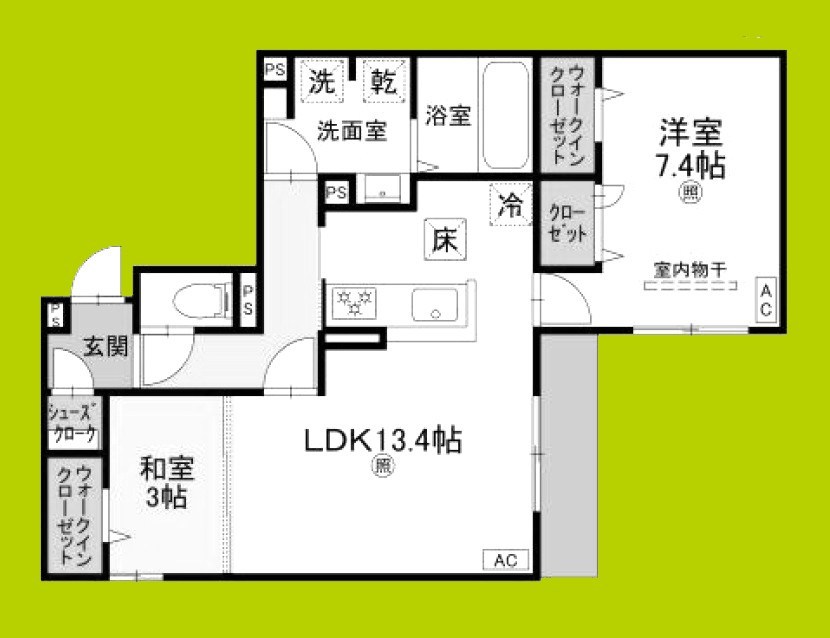geach永田 間取り