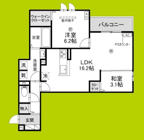 geach永田 間取り
