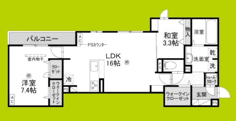 geach永田 間取り図