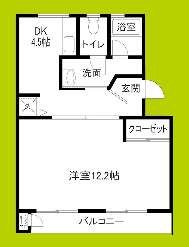 パークグリーン中島 間取り