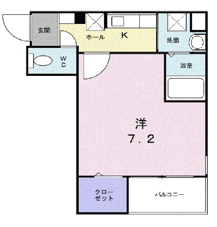クルーセ・夙川 間取り