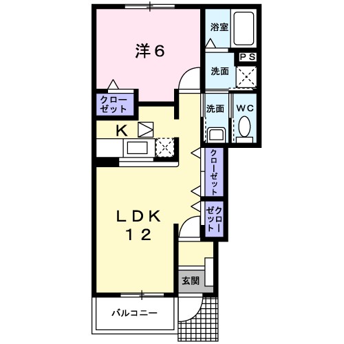 フォルシュＭ　Ａ棟 間取り