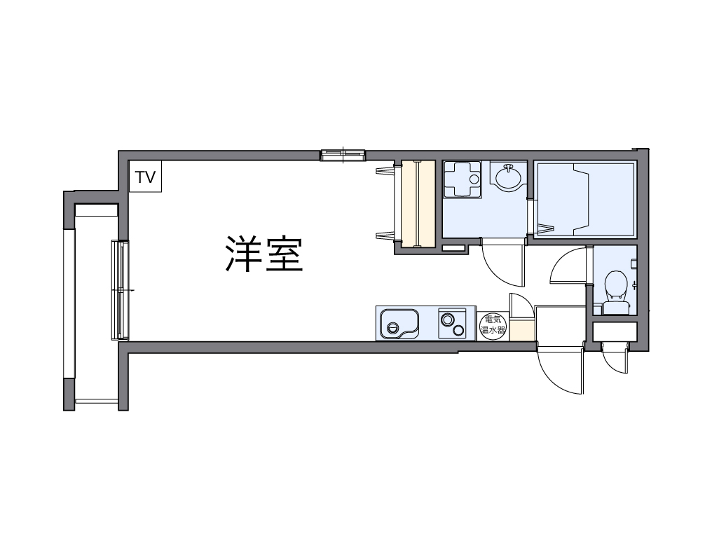 レオパレス別所新町ＬＡ１ 間取り