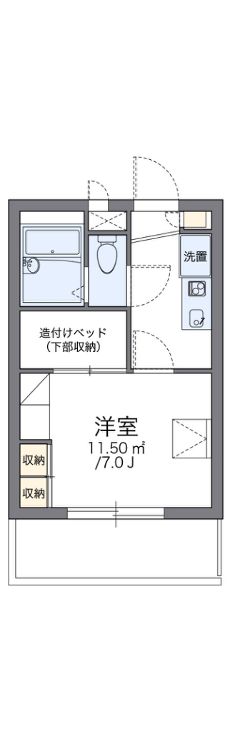 レオパレスＭＡＲＵＫＩＴＡⅢ 間取り