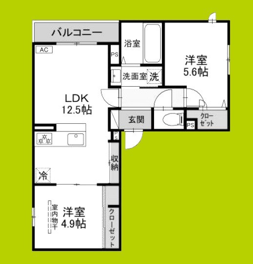 リラフィナート西宮北口 間取り