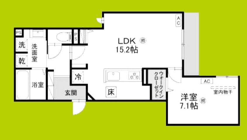 スペチアーレ平野西 間取り図