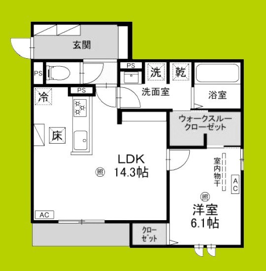 スペチアーレ平野西 間取り図