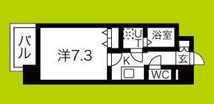 シャルールメゾン桃谷 間取り図