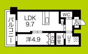 シャルールメゾン桃谷 間取り図