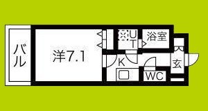 シャルールメゾン桃谷 間取り図