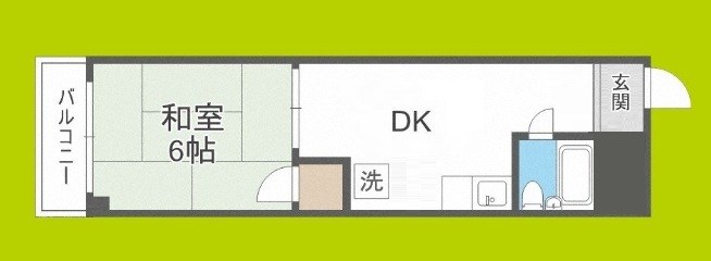 スリースター鶴町 間取り