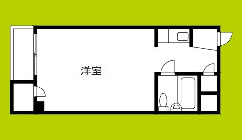 ポアール住之江 間取り図