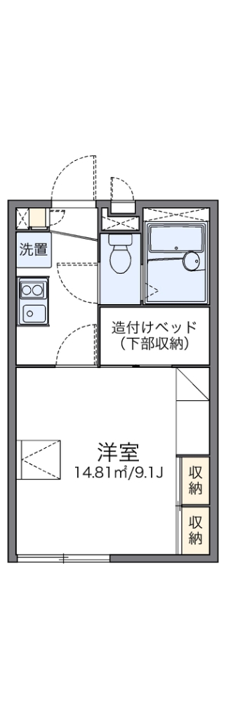 レオパレス久宝寺 間取り