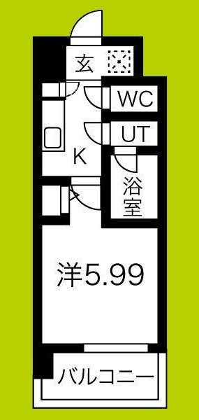 スプランディッド難波 間取り
