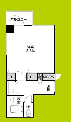 カルマーレナンバウェスト 間取り