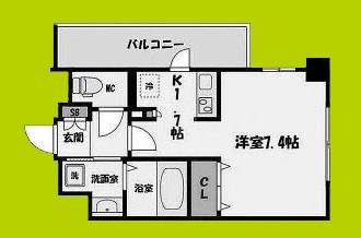 エスライズ難波 間取り