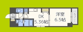 フロンティアタワー九条Ⅲ 間取り