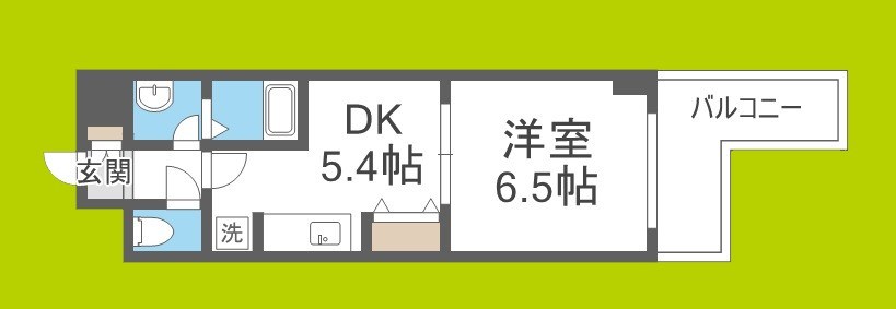 フロンティアタワー九条Ⅲ 間取り