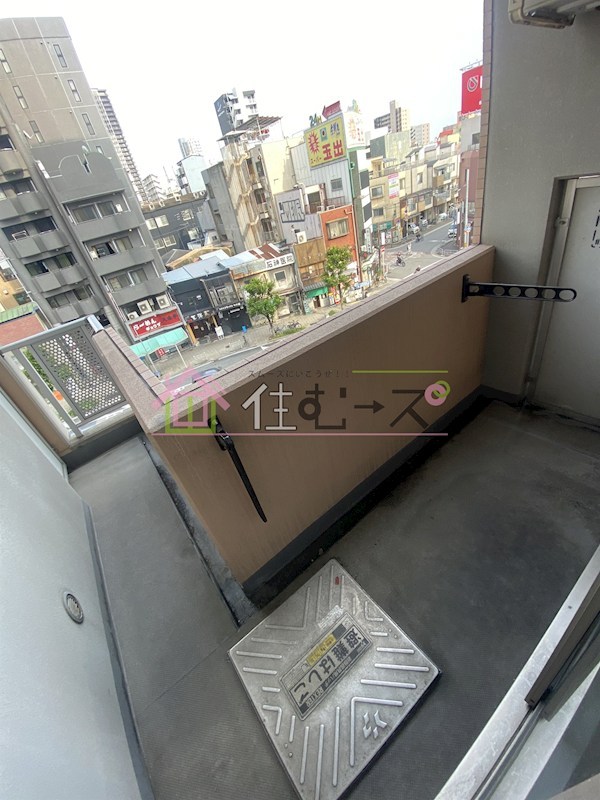 フロンティアタワー九条Ⅲ ベランダ