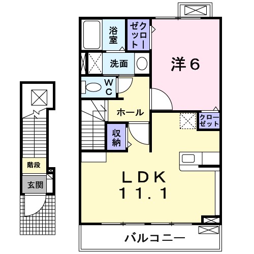 ソレアードユニティⅠ 間取り