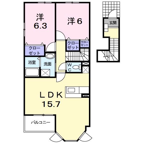 コンストライフＡブロック 間取り
