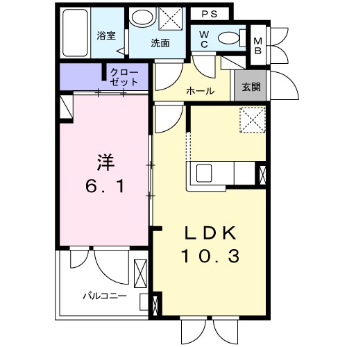 ソレイユ平野 間取り