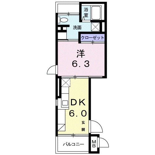 ルル　オブ　アワジプログレッソ 間取り