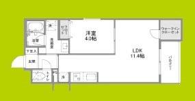 ウェルスクエア帝塚山 間取り図