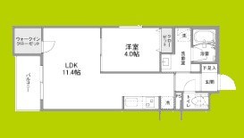 ウェルスクエア帝塚山 間取り