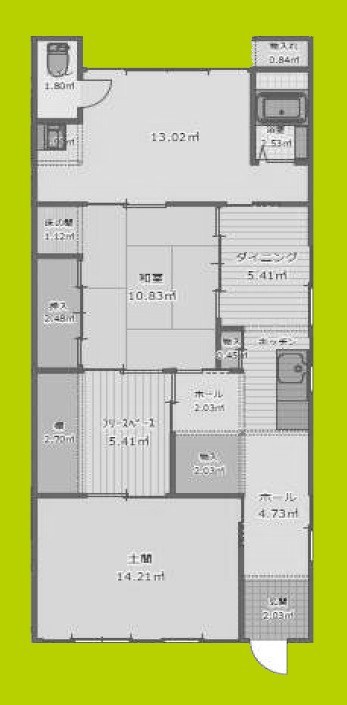 松本借家 間取り