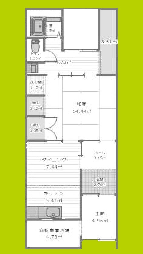 松本借家 間取り