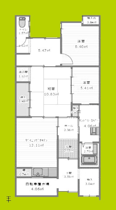 松本借家 間取り