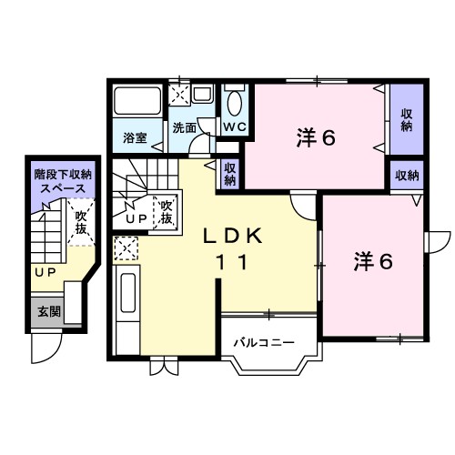アフロスコート 間取り
