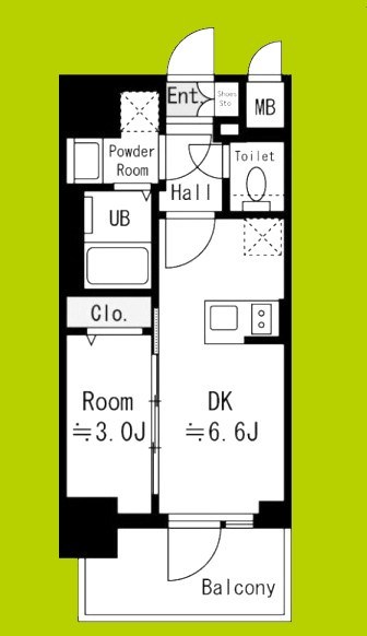 エスリード弁天町NORTH RESIDENCE 間取り