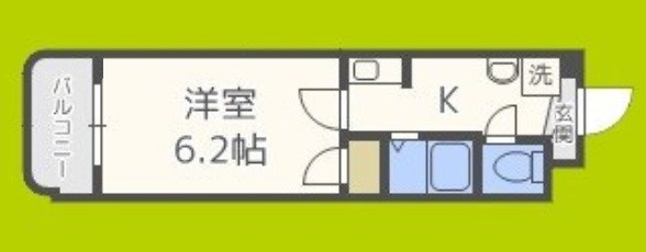 ビビッド北堀江 間取り