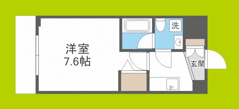 メゾンキコー難波南 間取り