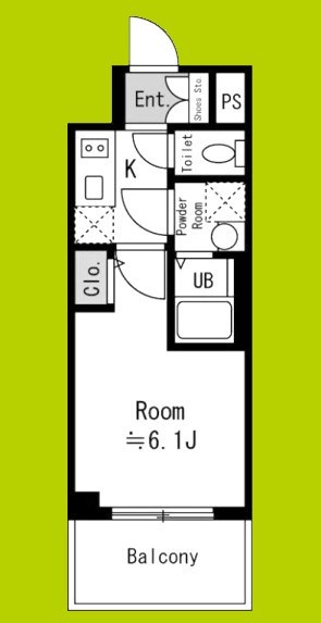 エスリード弁天町NORTH RESIDENCE 間取り図