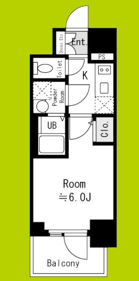 エスリード弁天町NORTH RESIDENCE 間取り