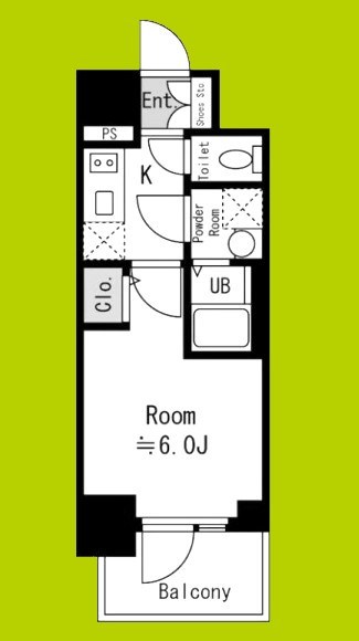 エスリード弁天町NORTH RESIDENCE 間取り