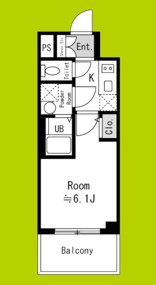 エスリード弁天町NORTH RESIDENCE 間取り