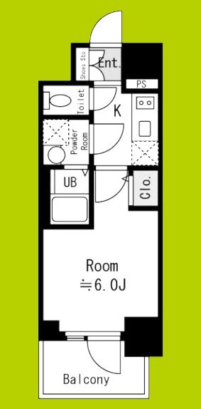エスリード弁天町NORTH RESIDENCE 間取り
