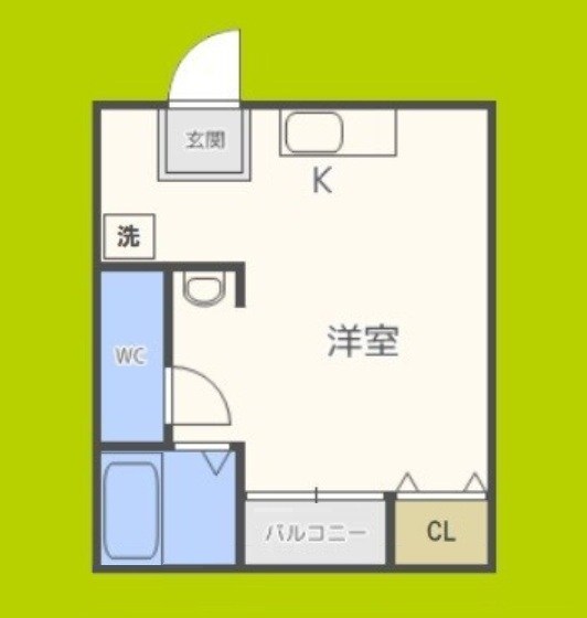 ハイツ西三国 間取り